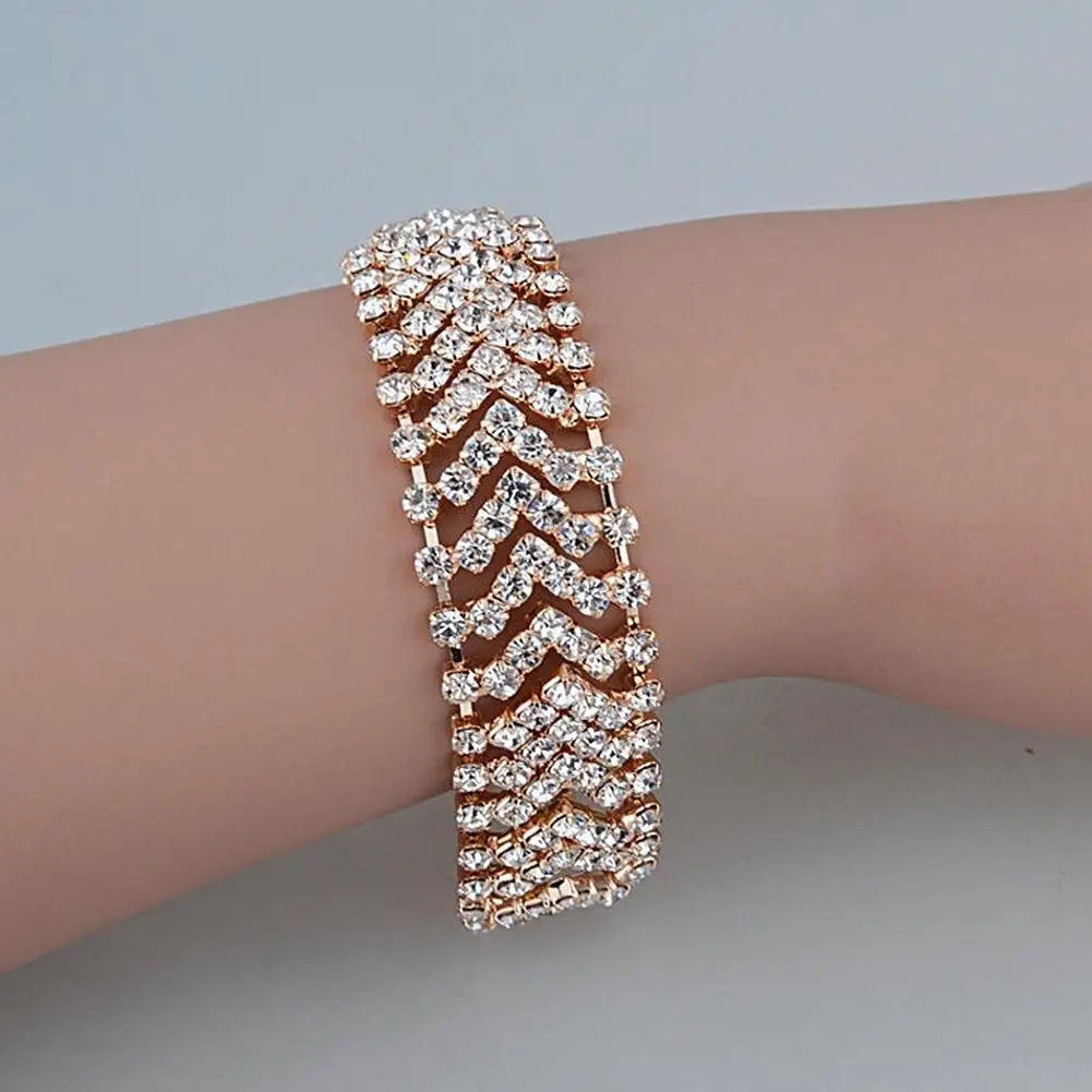 Pulseira de cristal Strass