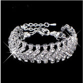 Pulseira de cristal Strass