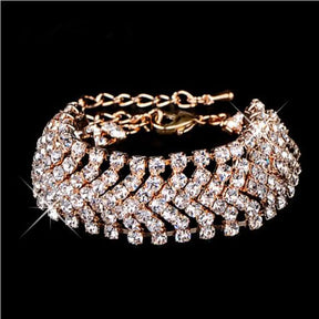 Pulseira de cristal Strass