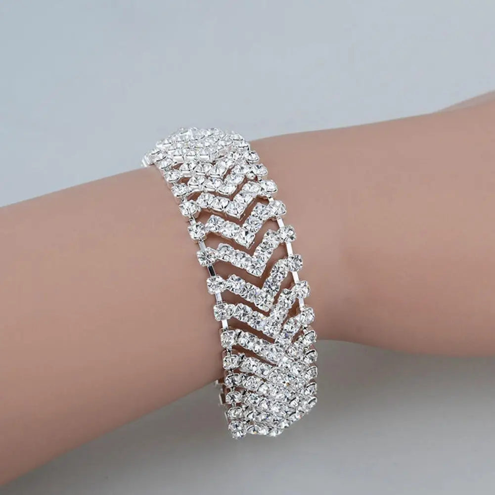 Pulseira de cristal Strass