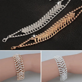 Pulseira de cristal Strass