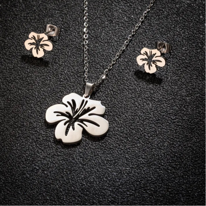 Colar de flor de lírio