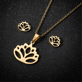 Colar de flor de lírio