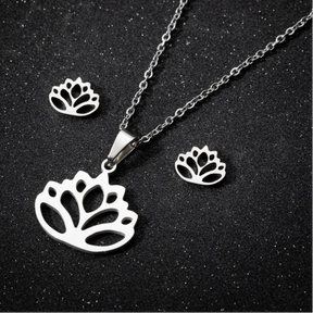 Colar de flor de lírio