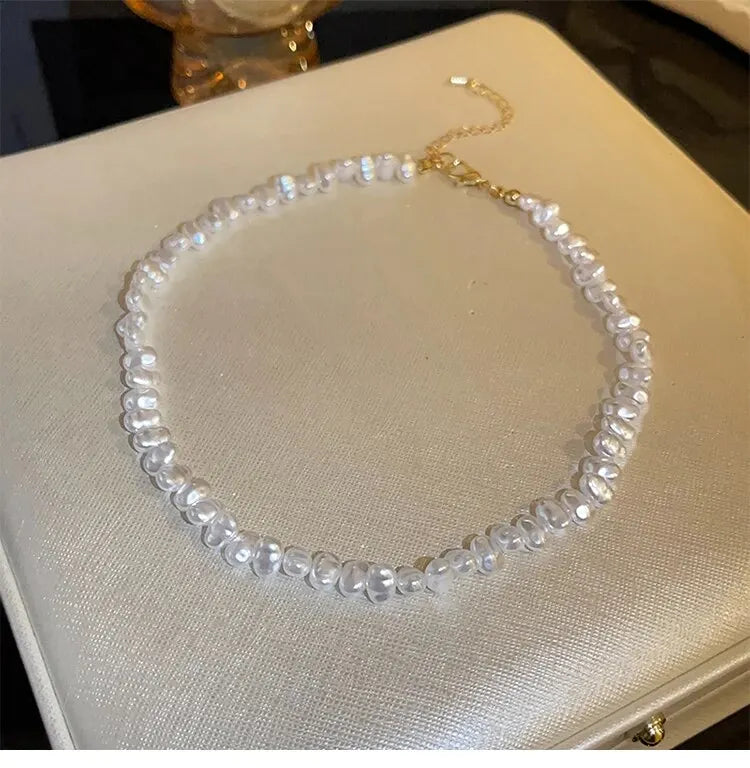 Colar de pérolas fashion