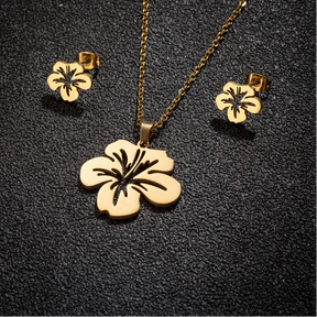 Colar de flor de lírio