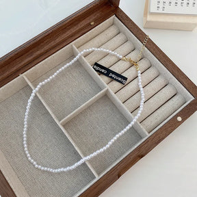 Colar de pérolas fashion