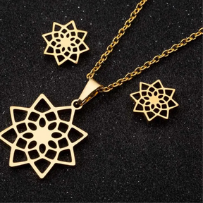 Colar de flor de lírio