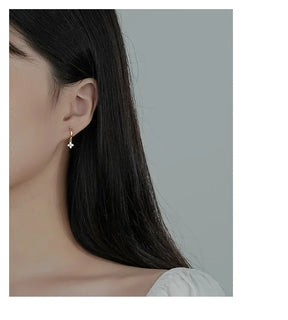 Brinco com trevo de 4 folhas