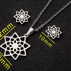 Colar de flor de lírio