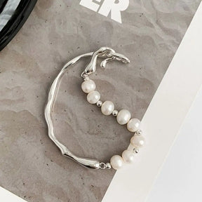 Pulseira com pérolas estilo coreano