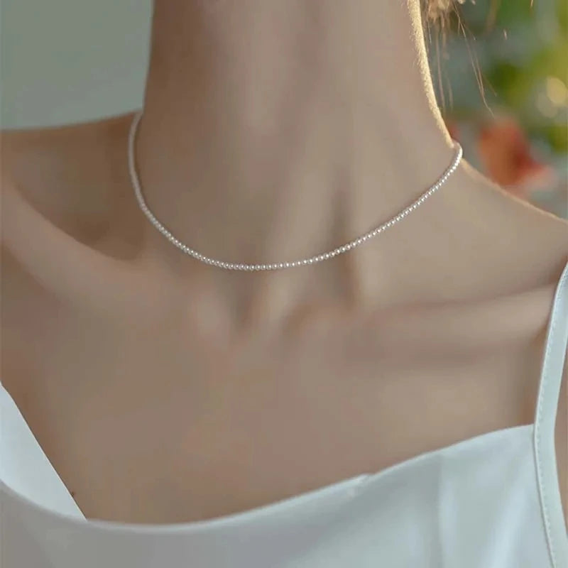 Colar de pérolas 2/3mm