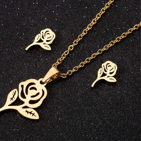 Colar de flor de lírio