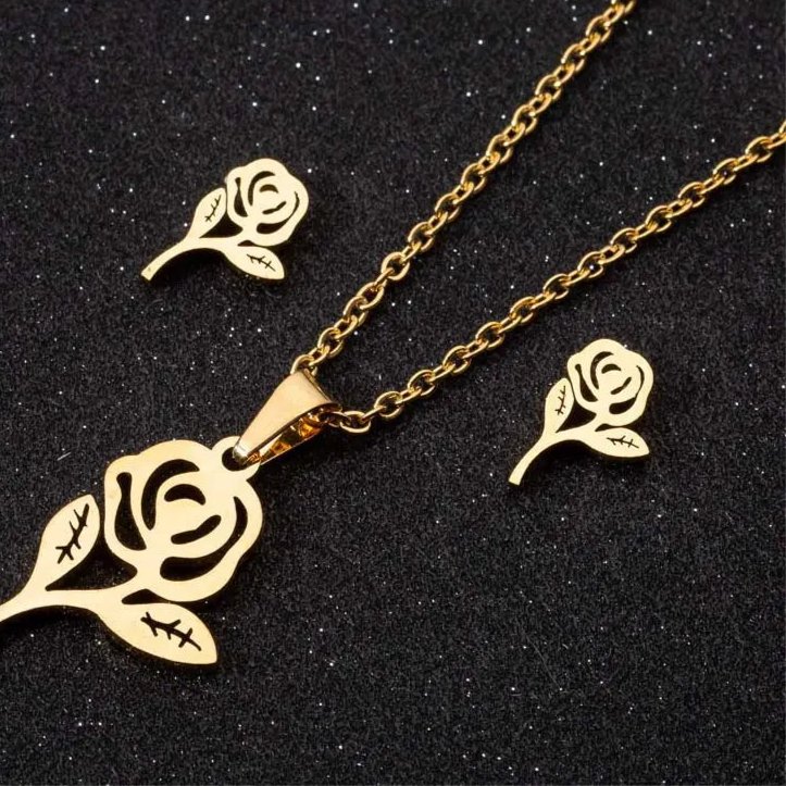 Colar de flor de lírio