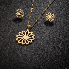 Colar de flor de lírio