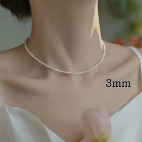 Colar de pérolas 2/3mm