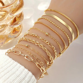 Conjunto 10 pulseiras