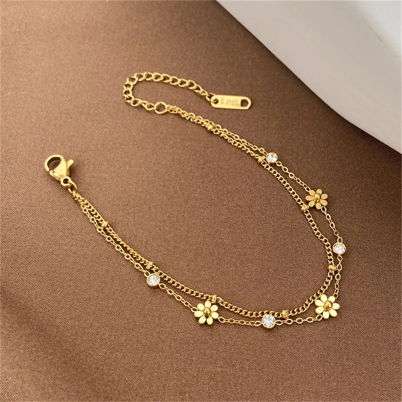 Pulseira fina com 2 camadas